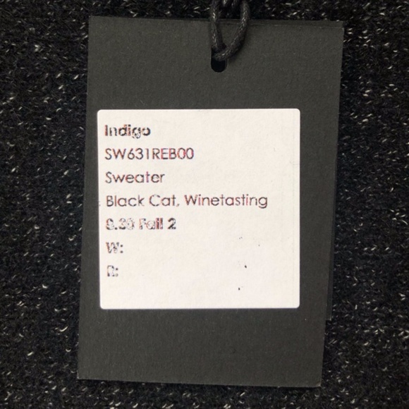 NWT - n:PHILANTHROPY Indigo Cut-Out Sweater in Black - Picture 9 of 10